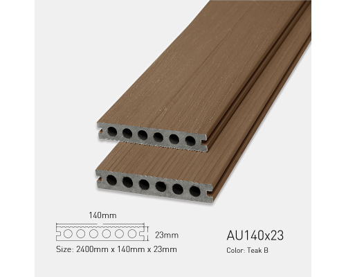 Sàn gỗ AWood AU140x23 Teak B - AU140x23 Teak B