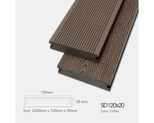 Sàn gỗ AWood SD120x20 Coffee