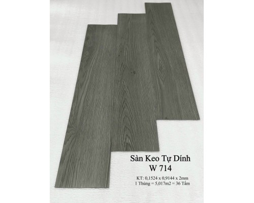 Sàn nhựa giả gỗ có keo sẵn SW714