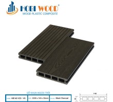 Sàn gỗ ngoài trời HOBI WOOD HB140 V23 - VG Black Charcoal