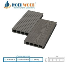 Sàn gỗ ngoài trời HOBI WOOD HB140 V23 - VG Light Grey