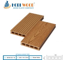 Sàn gỗ ngoài trời HOBI WOOD HB140 V23 - VG Vibrant Yellow