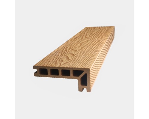 Thanh bo góc gỗ nhựa ngoài trời SouthWood SW_V123H52_3D Teak