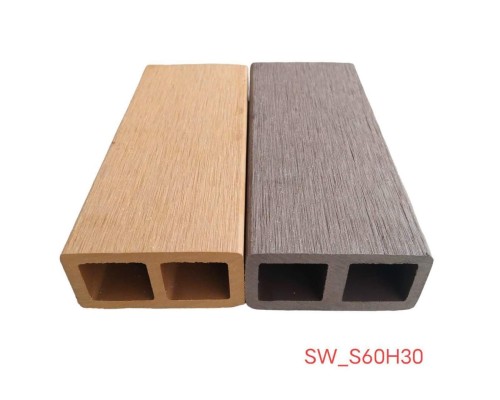 Thanh lam gỗ nhựa SouthWood SW_S60H30 Teak