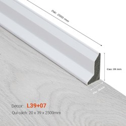 Len tường nhựa L39+07
