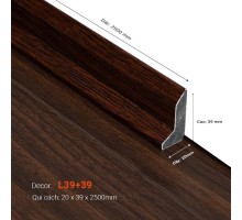 Len tường nhựa L39+39