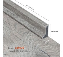Len tường nhựa L39+76