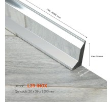 Len tường nhựa L39 INOX