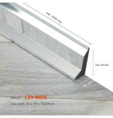 Len tường nhựa L39 INOX