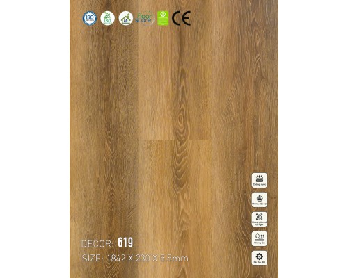 Sàn nhựa SPC Vinapoly 619 