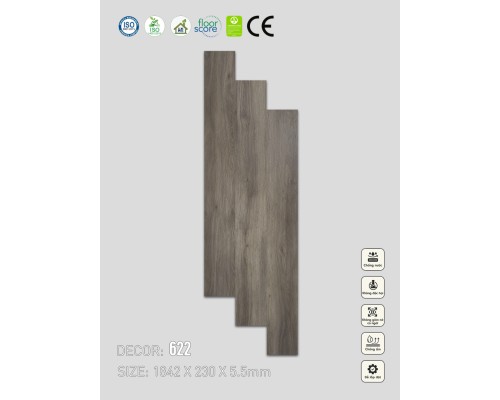 Sàn nhựa SPC Vinapoly 622 