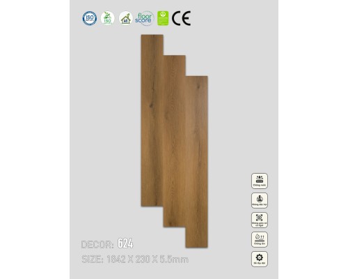 Sàn nhựa SPC Vinapoly 624