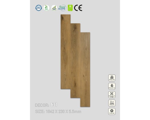 Sàn nhựa SPC Vinapoly 631