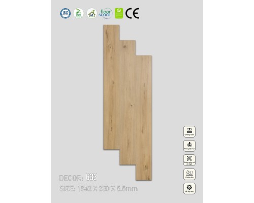 Sàn nhựa SPC Vinapoly 633