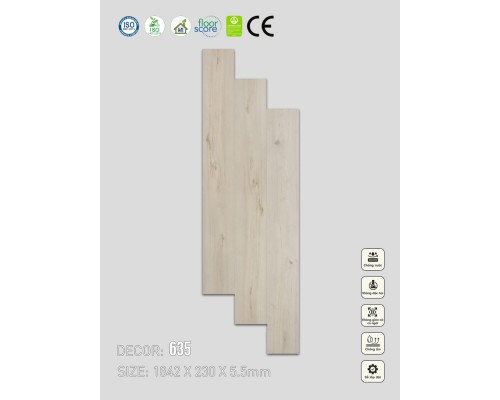 Sàn nhựa SPC Vinapoly 635