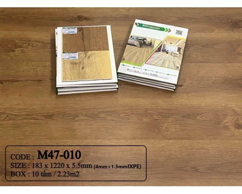 Sàn nhựa hèm khóa 5mm SPC MIKADO M47-010
