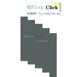 Sàn nhựa hèm khóa 4mm SPC MSFloor D8301