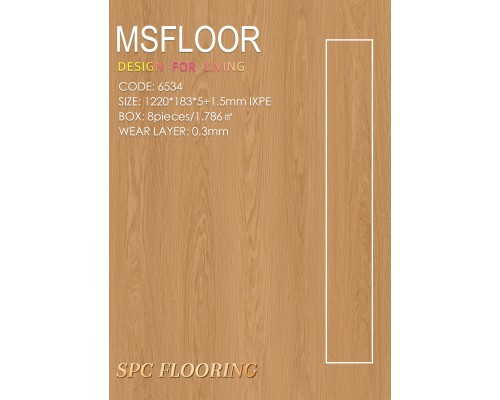Sàn Nhựa MSFLOOR 6534