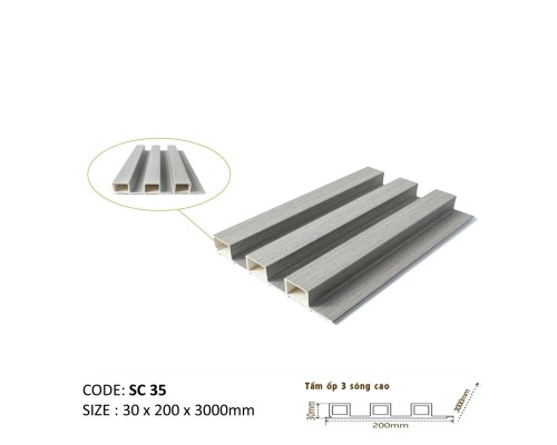 Tấm ốp lam 3 sóng SC 35