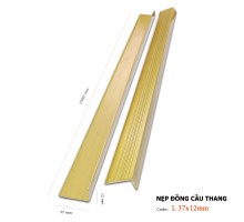 Nẹp đồng cầu thang L37