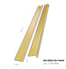 Nẹp đồng cầu thang L37