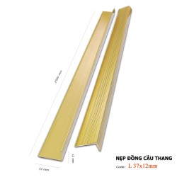 Nẹp đồng cầu thang L37