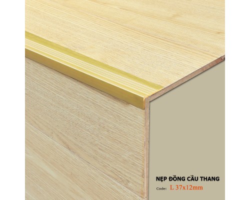 Nẹp đồng cầu thang L37