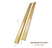 Nẹp đồng kết thúc F25-12mm