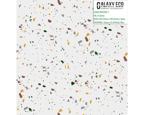 Sàn Nhựa Dán Keo Kiểu Vải Galaxy Eco GC2207-1