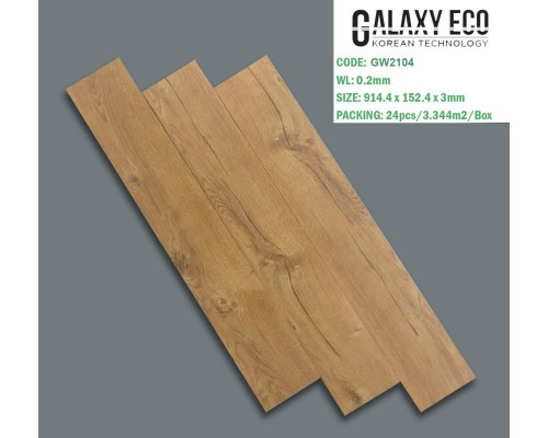 Sàn Nhựa Dán Keo Vân Gỗ Galaxy Eco GW2104