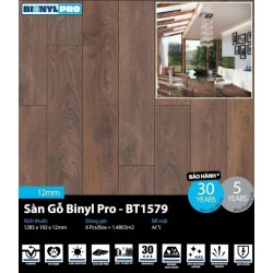 Sàn gỗ Binyl Pro 12mm BT1579