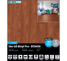 Sàn gỗ Binyl Pro 12mm BT8459