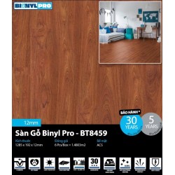 Sàn gỗ Binyl Pro 12mm BT8459