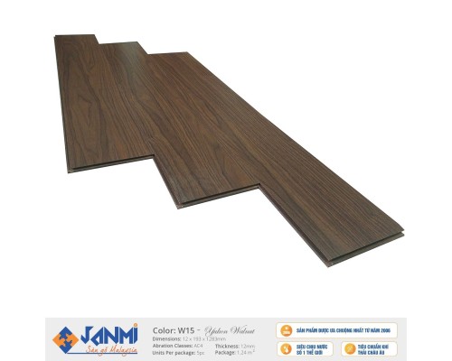 Sàn gỗ Malaysia Janmi W15 - 12mm