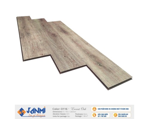 Sàn gỗ Malaysia Janmi O116 - 8mm