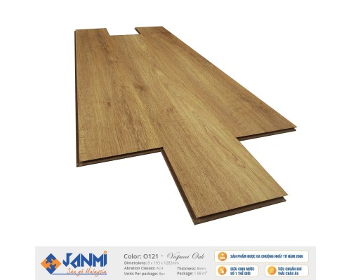 Sàn gỗ Malaysia Janmi O121 - 8mm