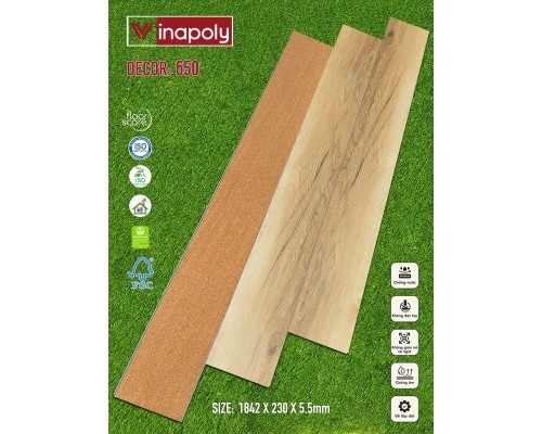 Sàn nhựa SPC Vinapoly 650