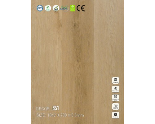 Sàn nhựa SPC Vinapoly 651