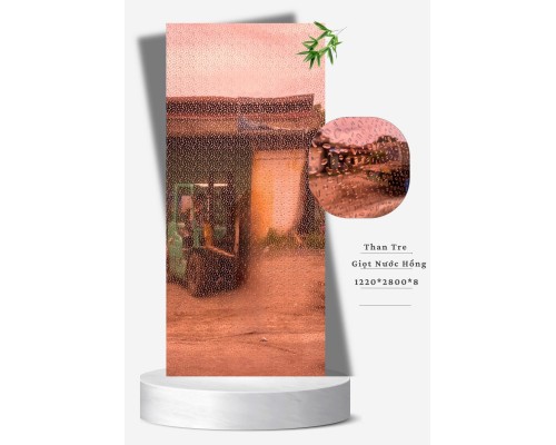 Tấm Ốp Than Tre Vân Giọt Nước Hồng