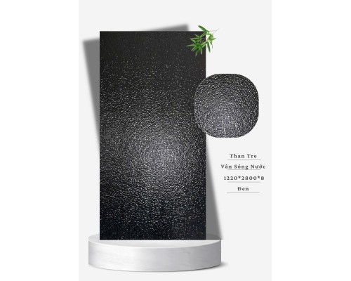 Tấm Ốp Than Tre Vân Sóng Nước Đen