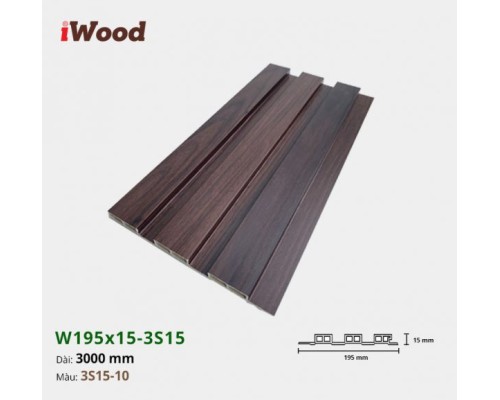 Tấm ốp lam sóng iWood 3S15-10