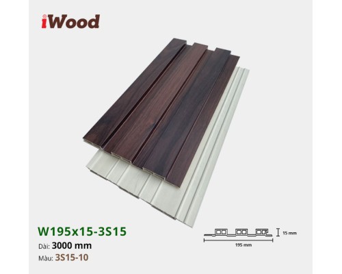 Tấm ốp lam sóng iWood 3S15-10