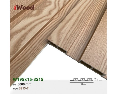 Tấm ốp lam sóng iWood 3S15-7