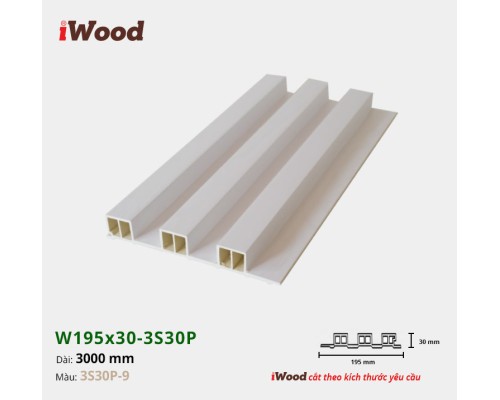 Tấm ốp lam sóng iWood 3S30P-9