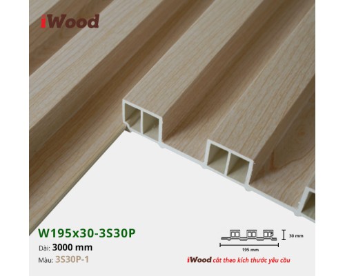 Tấm ốp lam sóng iWood 3S30P-1