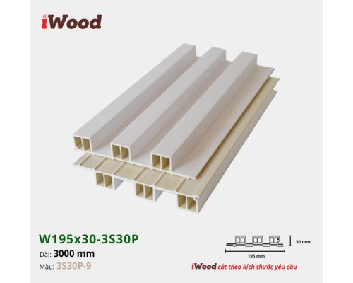 Tấm ốp lam sóng iWood 3S30P-9