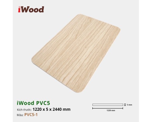 Tấm ốp nhựa iWood PVC5-1