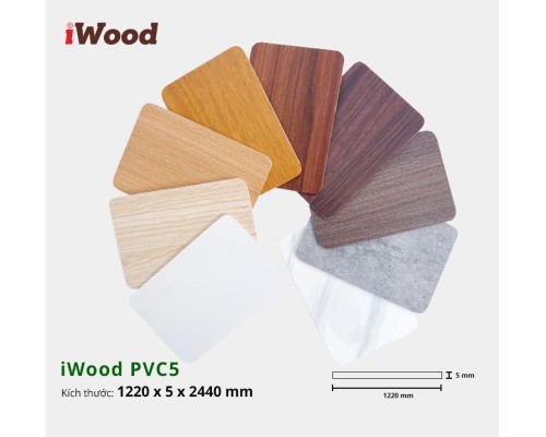 Tấm ốp nhựa iWood PVC5-10