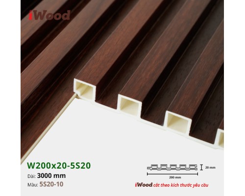 Tấm ốp lam sóng iWood 5S20-10