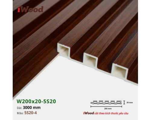 Tấm ốp lam sóng iWood 5S20-4